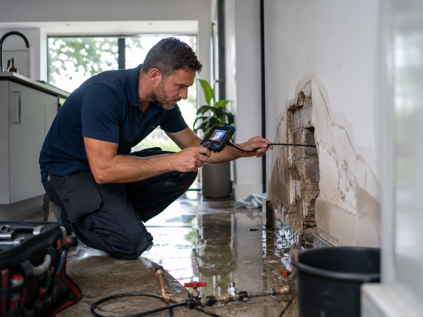 Loodgieter helpt bij lekkage en waterschade in woning